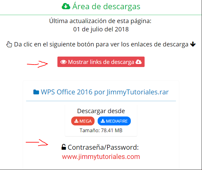 area de descargas